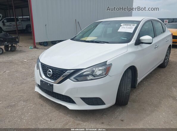 3N1AB7AP0HY407260 2017 NISSAN SENTRA White წინა მარცხენა ხედი სამი მეოთხედიდან