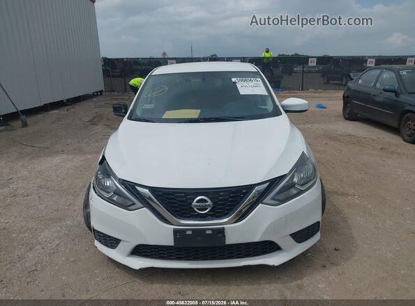 3N1AB7AP0HY407260 2017 NISSAN SENTRA White ხელსაწყოთა პანელის ხედი