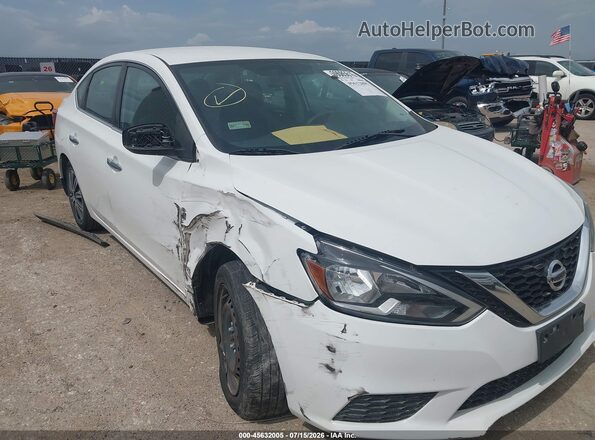 3N1AB7AP0HY407260 2017 NISSAN SENTRA White წინა ხედი