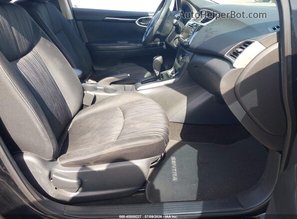 3N1AB7AP0JL614931 2018 NISSAN SENTRA Черный Вид салона спереди