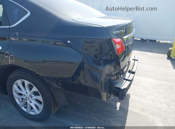 3N1AB7AP0JL614931 2018 NISSAN SENTRA Черный Вид задней части салона