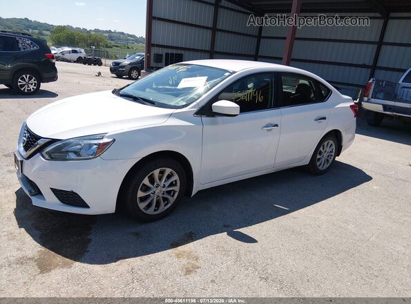 3N1AB7AP0JL623788 2018 NISSAN SENTRA White Vista tres cuartos delantera izquierda