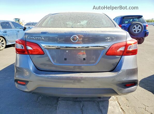 3N1AB7AP0JY208196 2018 NISSAN SENTRA Charcoal Widok z tyłu