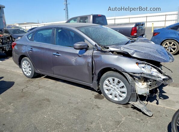 3N1AB7AP0JY208196 2018 NISSAN SENTRA Charcoal Przód prawy