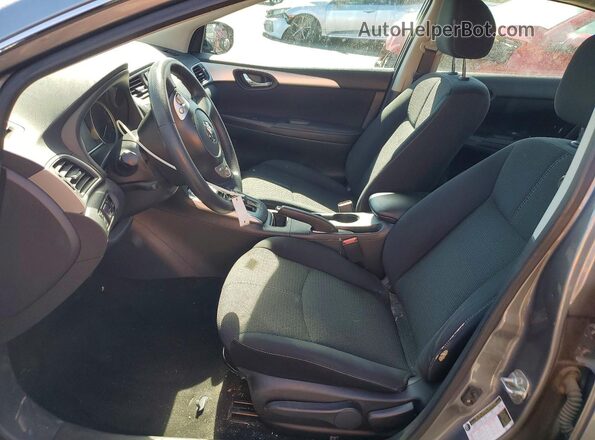 3N1AB7AP0JY208196 2018 NISSAN SENTRA Charcoal Widok wnętrza z przodu