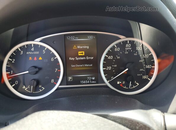 3N1AB7AP0JY211809 2018 NISSAN SENTRA White ხელსაწყოთა პანელის ხედი