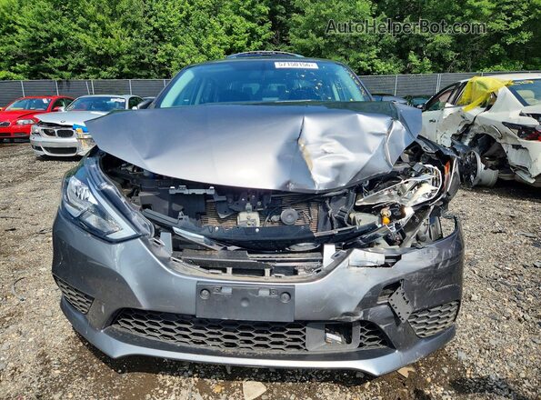 3N1AB7AP0JY212913 2018 NISSAN SENTRA Gray Դիմացի տեսք