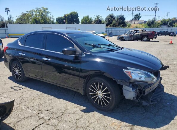 3N1AB7AP0JY213446 2018 NISSAN SENTRA Black წინა მარჯვენა