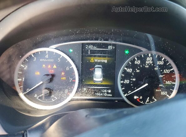 3N1AB7AP0JY213446 2018 NISSAN SENTRA Black ხელსაწყოთა პანელის ხედი