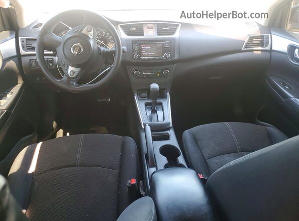 3N1AB7AP0JY213446 2018 NISSAN SENTRA Black წინა პანელის ხედი