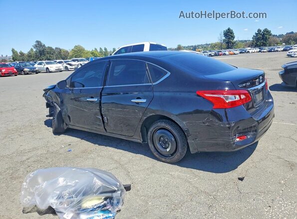 3N1AB7AP0JY213446 2018 NISSAN SENTRA Black უკანა მარცხენა