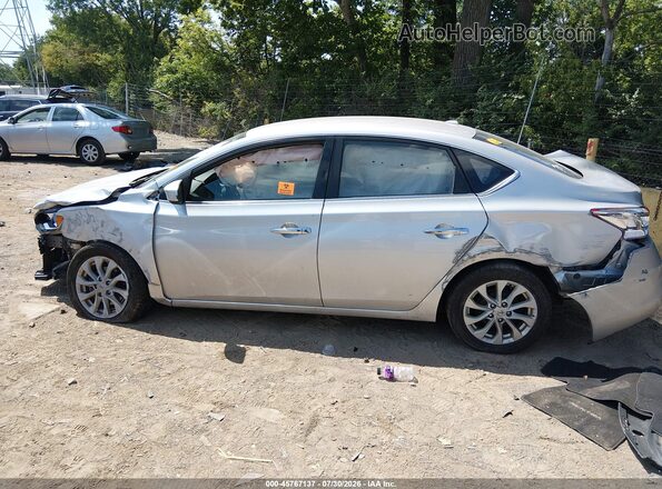 3N1AB7AP0JY216931 2018 NISSAN SENTRA Серебряный Панорамный вид салона 360°