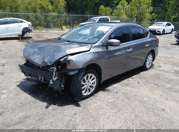 3N1AB7AP0JY228206 2018 NISSAN SENTRA Gray Передня ліва чверть