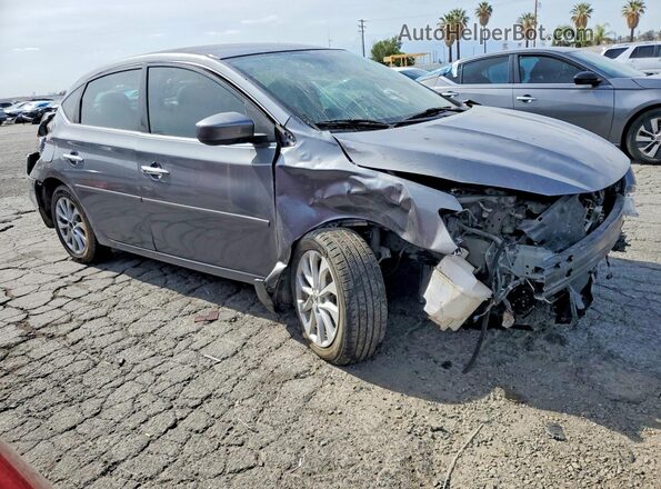 3N1AB7AP0JY230439 2018 NISSAN SENTRA Gray Delantero derecho