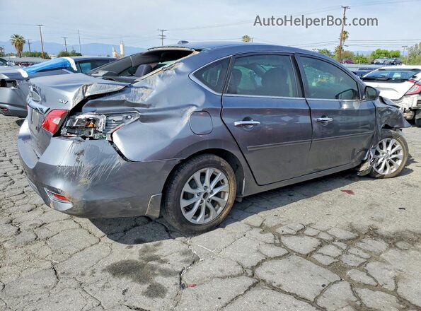3N1AB7AP0JY230439 2018 NISSAN SENTRA Gray Trasero derecho