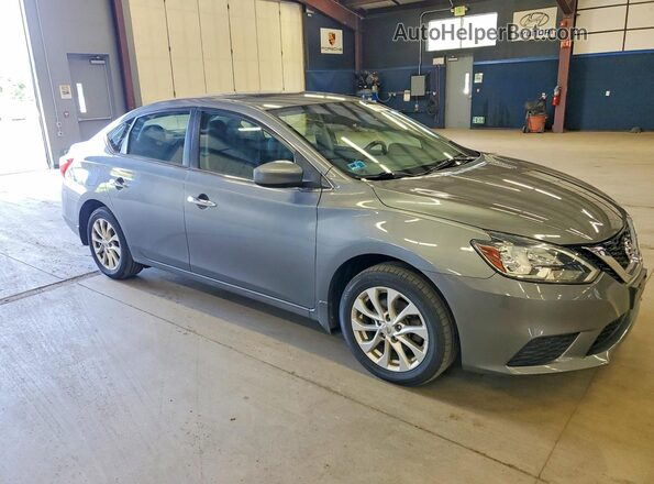 3N1AB7AP0JY233020 2018 NISSAN SENTRA Gray Front right