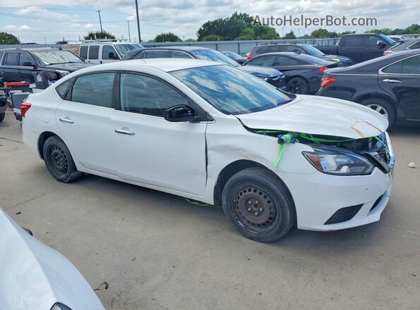 3N1AB7AP0JY233857 2018 NISSAN SENTRA White Front right