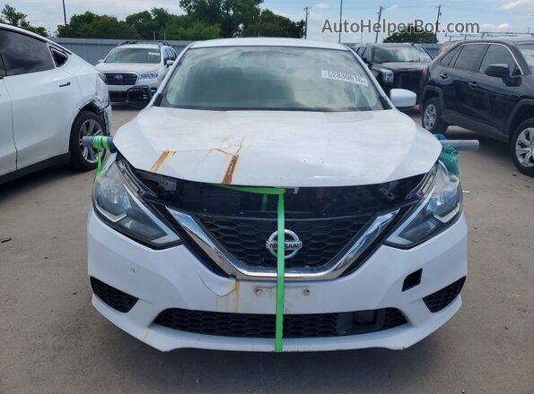 3N1AB7AP0JY233857 2018 NISSAN SENTRA White Front view