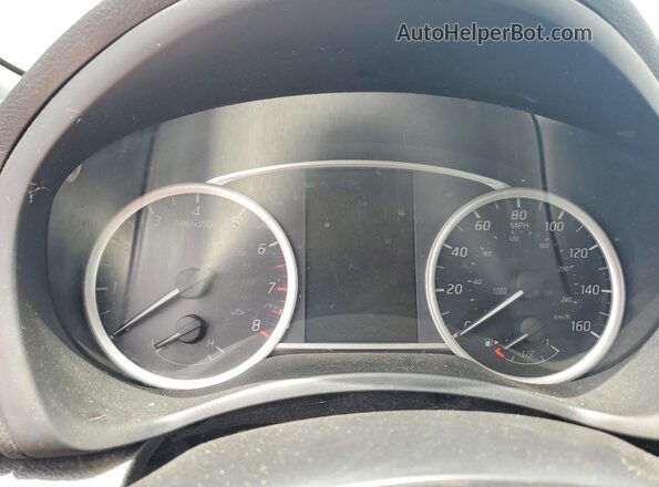 3N1AB7AP0JY233857 2018 NISSAN SENTRA White Instrument cluster view