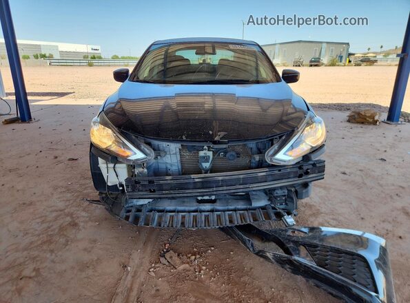 3N1AB7AP0JY256409 2018 NISSAN SENTRA Black Вид спереду
