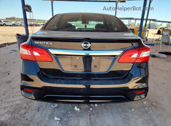 3N1AB7AP0JY256409 2018 NISSAN SENTRA Black Вид ззаду