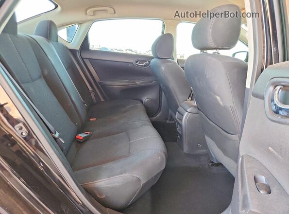 3N1AB7AP0JY256409 2018 NISSAN SENTRA Black Вид задніх сидінь
