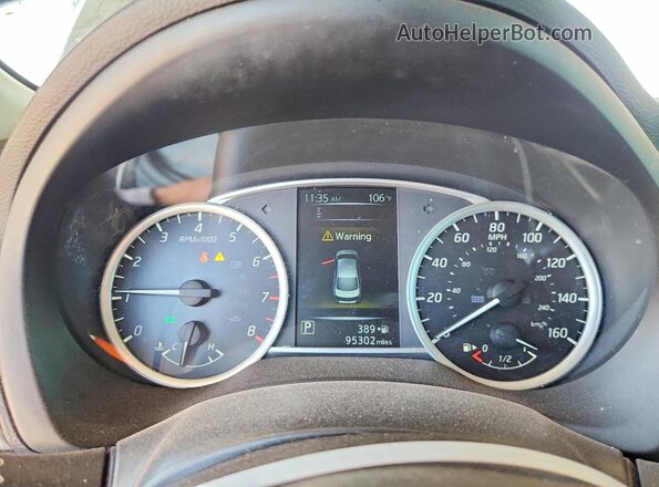 3N1AB7AP0JY256409 2018 NISSAN SENTRA Black Вид щитка приладів