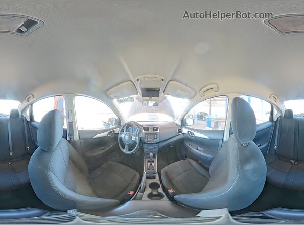 3N1AB7AP0JY256409 2018 NISSAN SENTRA Black Панорамний вид салону 360°