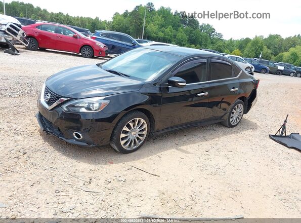 3N1AB7AP0JY267961 2018 NISSAN SENTRA Black წინა მარცხენა ხედი სამი მეოთხედიდან