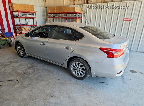 3N1AB7AP0JY268091 2018 NISSAN SENTRA Silver Задня ліва чверть