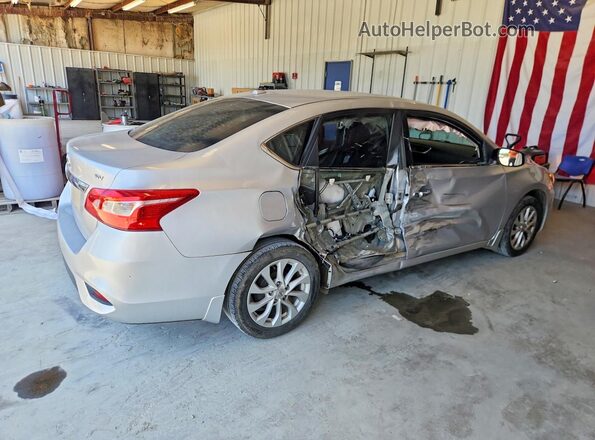 3N1AB7AP0JY268091 2018 NISSAN SENTRA Silver Задня права чверть
