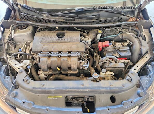 3N1AB7AP0JY268091 2018 NISSAN SENTRA Silver Вид задньої частини салону