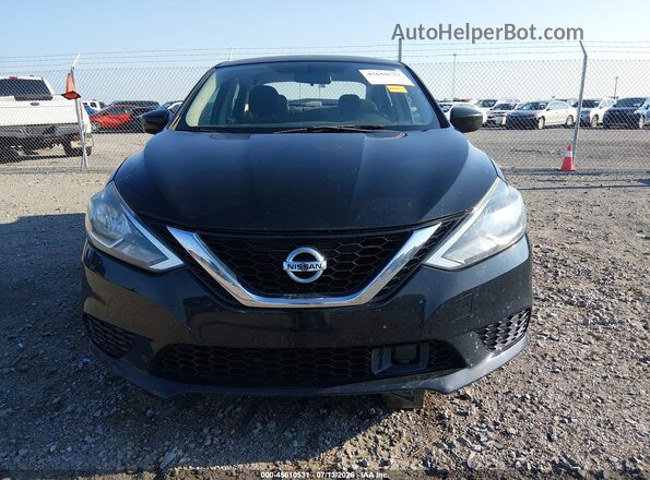 3N1AB7AP0JY271492 2018 NISSAN SENTRA Black Instrument cluster view