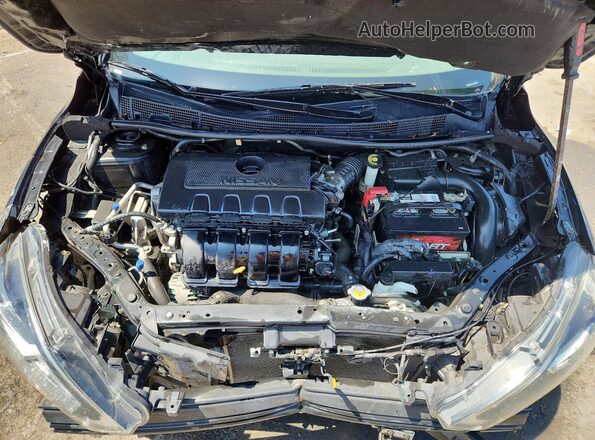 3N1AB7AP0JY272142 2018 NISSAN SENTRA Black Vista interior trasera