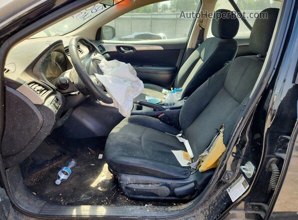 3N1AB7AP0JY272142 2018 NISSAN SENTRA Black Vista interior delantera