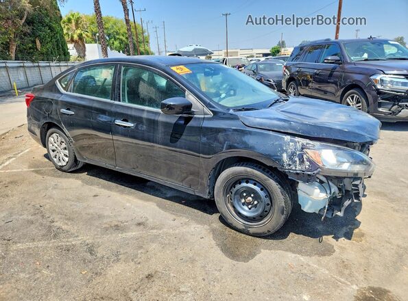 3N1AB7AP0JY272142 2018 NISSAN SENTRA Black Delantero derecho