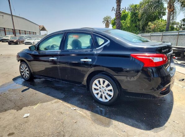 3N1AB7AP0JY272142 2018 NISSAN SENTRA Black Trasero izquierdo
