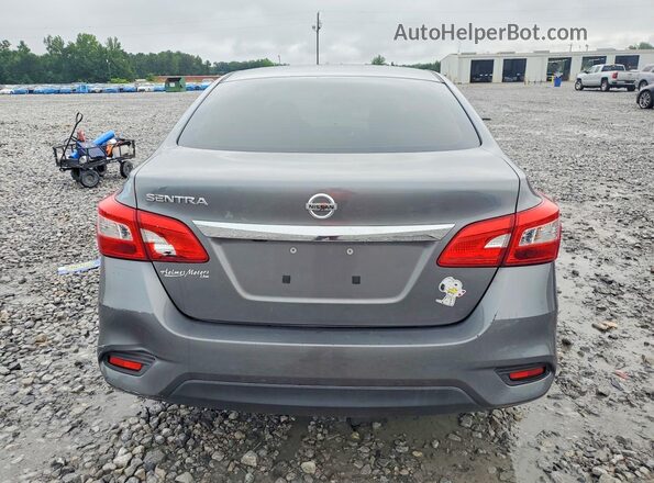 3N1AB7AP0JY290690 2018 NISSAN SENTRA Серый Вид сзади