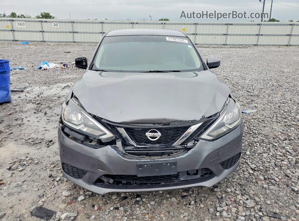 3N1AB7AP0JY290690 2018 NISSAN SENTRA Серый Вид спереди