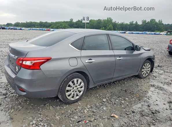 3N1AB7AP0JY290690 2018 NISSAN SENTRA Серый Задняя правая четверть