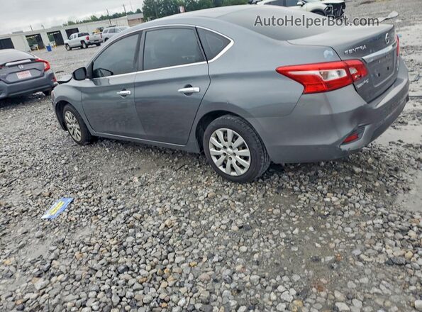 3N1AB7AP0JY290690 2018 NISSAN SENTRA Серый Задняя левая четверть