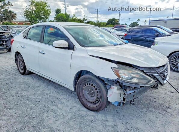 3N1AB7AP0JY319301 2018 NISSAN SENTRA White Front right