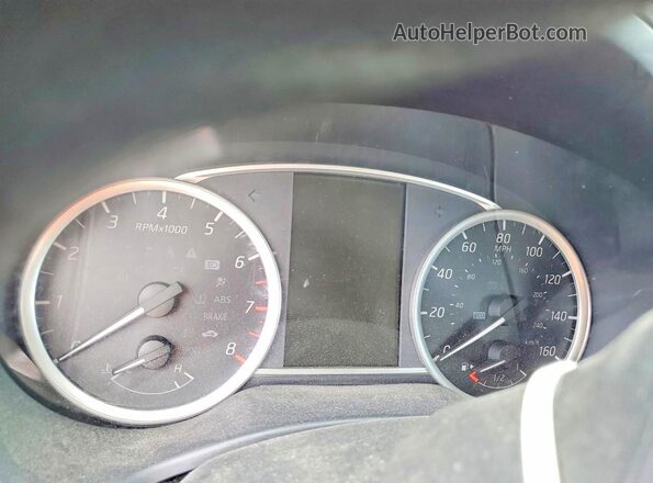 3N1AB7AP0JY319301 2018 NISSAN SENTRA White Instrument cluster view