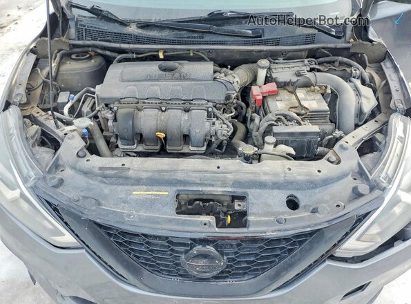 3N1AB7AP0JY321789 2018 NISSAN SENTRA Серый Вид задней части салона