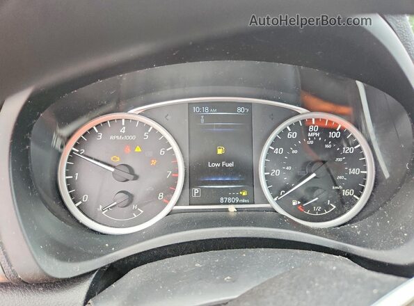 3N1AB7AP0JY337412 2018 NISSAN SENTRA Gray Вид щитка приладів