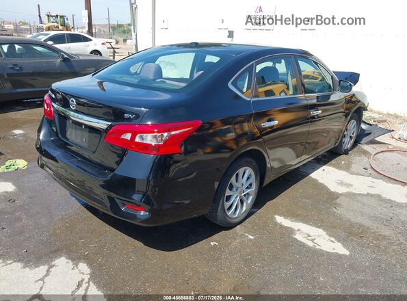 3N1AB7AP0KL613540 2019 NISSAN SENTRA Black Trasero derecho