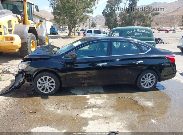 3N1AB7AP0KL613540 2019 NISSAN SENTRA Black Vista interior trasera