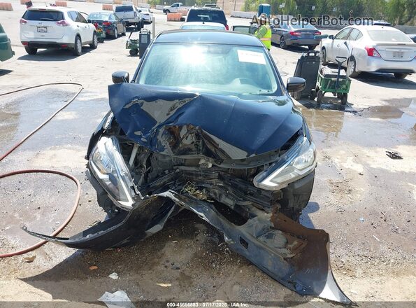 3N1AB7AP0KL613540 2019 NISSAN SENTRA Black Vista del salpicadero