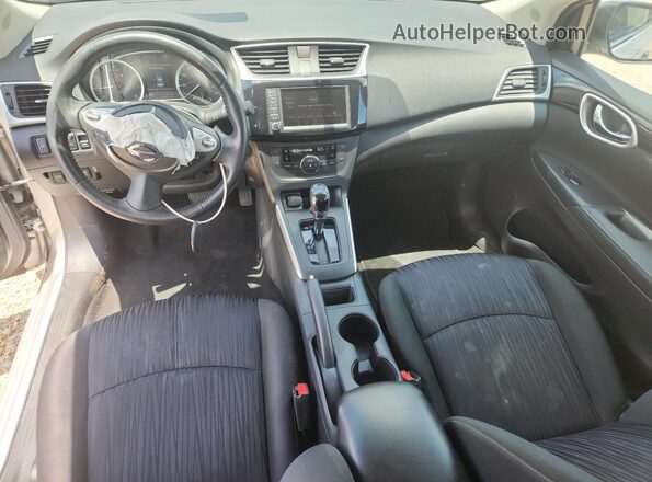 3N1AB7AP0KL615109 2019 NISSAN SENTRA Gray Widok deski rozdzielczej