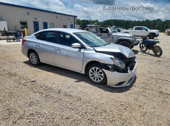 3N1AB7AP0KL615109 2019 NISSAN SENTRA Gray Przód prawy